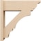 Ekena Millwork 7 1/2-in W x 22-in D x 22-in H Balboa Trad Rough Cedar Woodgrain TimberThane Outlooker, Primed Tan OUTUR075X22X22BOA04RCPR - alternate 2